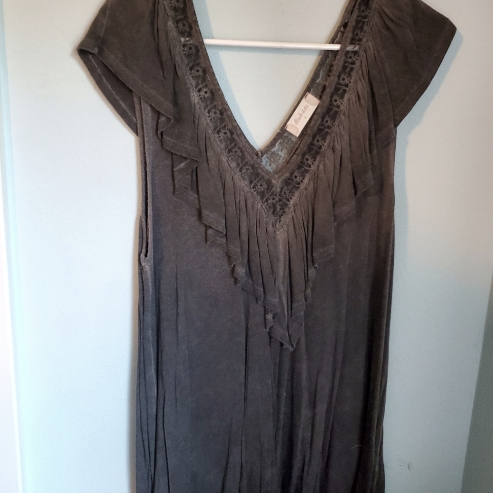 Sleeveless Ruffle Top